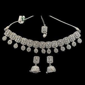 Silver Indian jewelry set